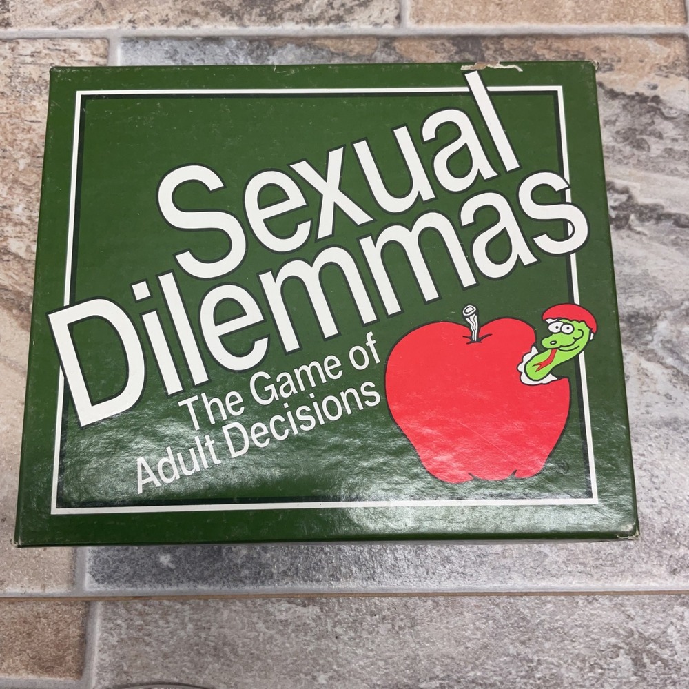 Vintage 1986 Sexual Dilemmas TDC Games Adult Board Game Item 400 Retro Party
